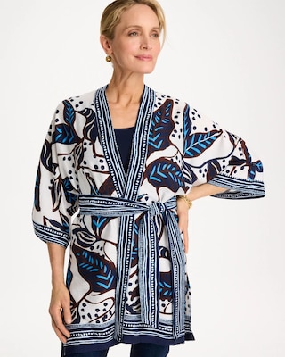 Forest Fusion Long Kimono | Chico's